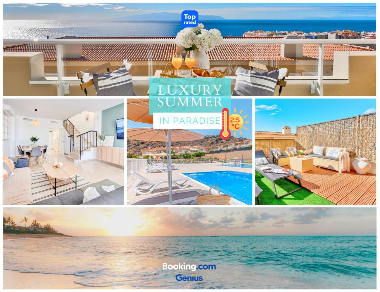 Black Beach Luxury Vacation House Puerto de Santiago  Exterior foto